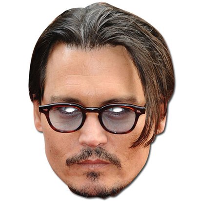 Pappmaske Johnny Depp