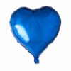 Mørkeblått hjerte folie 46cm