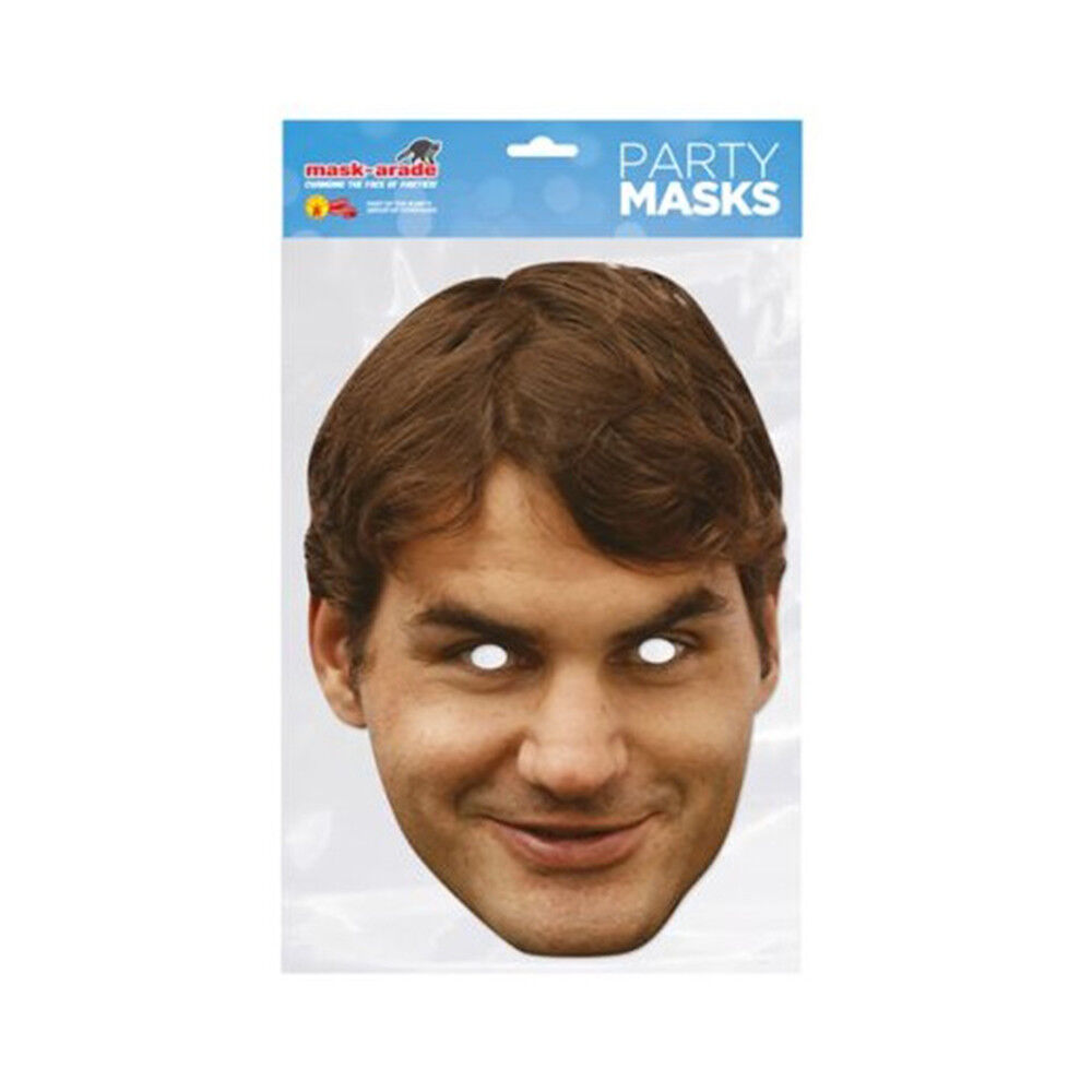 Pappmaske Roger Federer