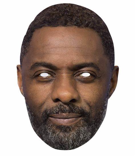 Pappmaske Idris Elba