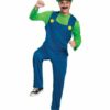 Luigi super mario kostyme M