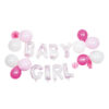Baby girl ballong-girlander