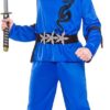 Power ninja blå 3-4 år