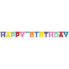 Letter Banner Happy Birthday Color Pop 2m