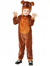 Bjørnekostyme toddler bear str.T2 (3-4 år)