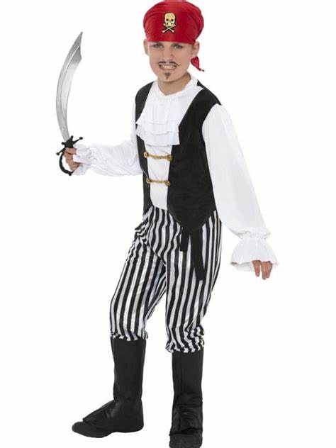 Pirate costume M (7-9 år)