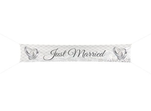 Streetbanner Just married 300cm