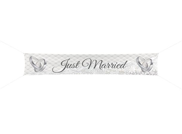 Streetbanner Just married 300cm