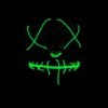 Light up neon mask green