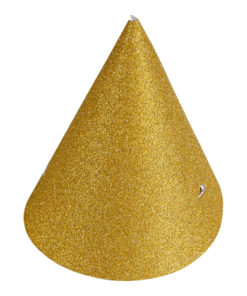 Partyhatter mini gold 4pk