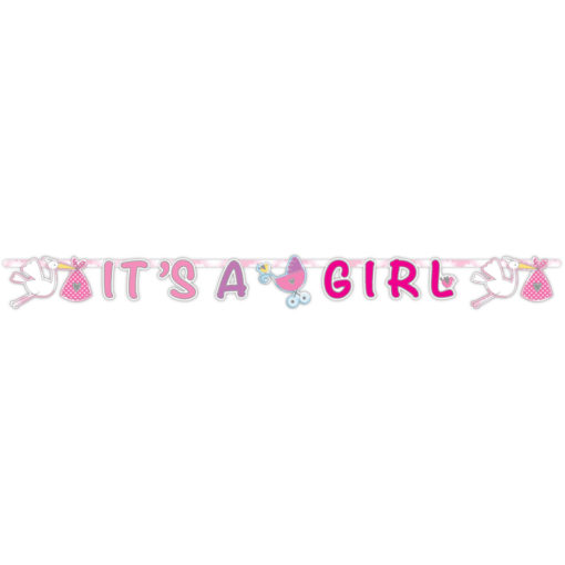 Birth Girl Letter Banner It’s a girl