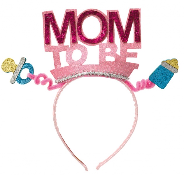 Mom to be rosa tiara