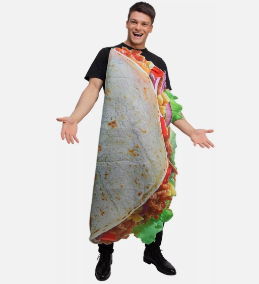 Taco kostyme (onesize)