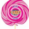 CANDY POPS CANDY FLOSS LARGE WHEEL LOLLY 75g