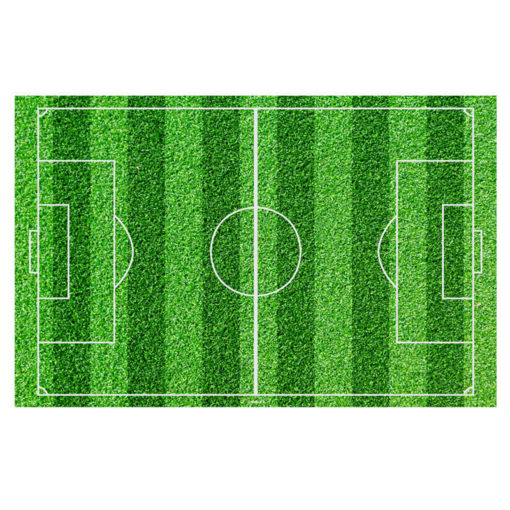 Spiselig kakeskilt Fotballbane Firkantet 20x30cm