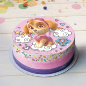 Paw patrol Skye spiselig kakeskilt 20cm
