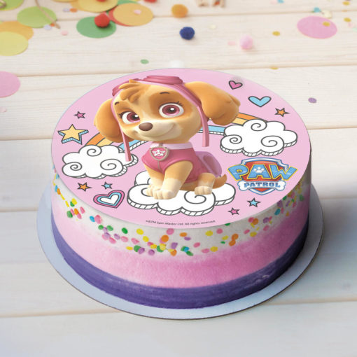 Paw patrol Skye spiselig kakeskilt 20cm