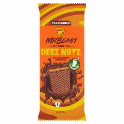 MrBeast bar deez nutz milk chocolate 60g