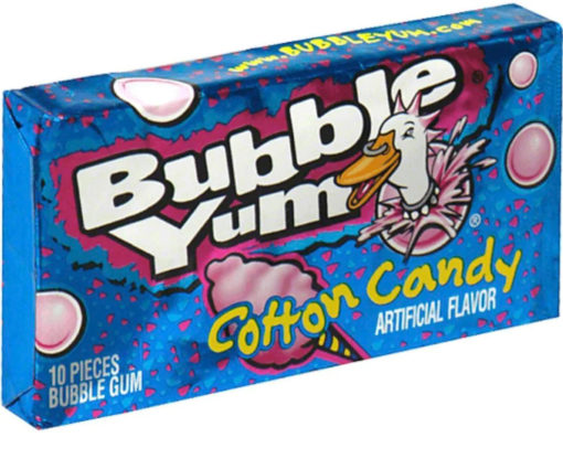 Bubble yum cotton candy