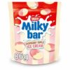 MILKYBAR BUTTONS WHITE CHOCOLATE RASPBERRY RIPPLE ICE CREAM BAG 86g