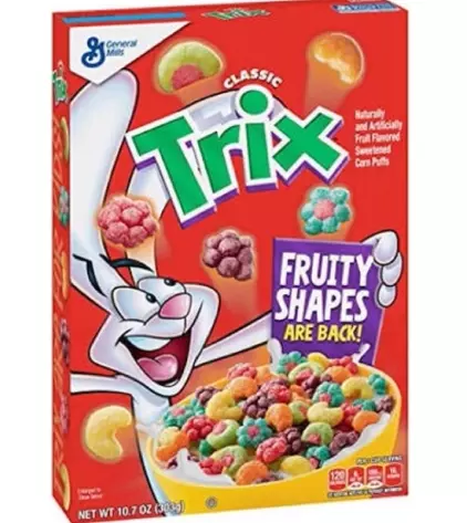 General Mills Trix Fruity Shapes Cereal 303g