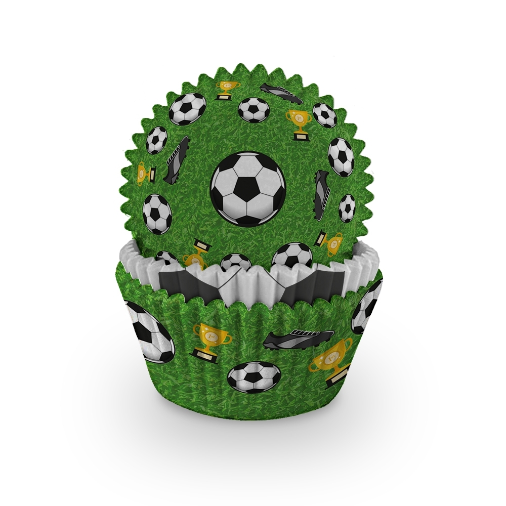 Fotball cupcakesformer 75pk