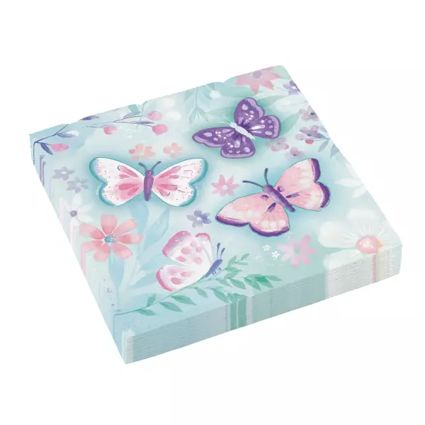 Sommerfugl servietter 16 pk