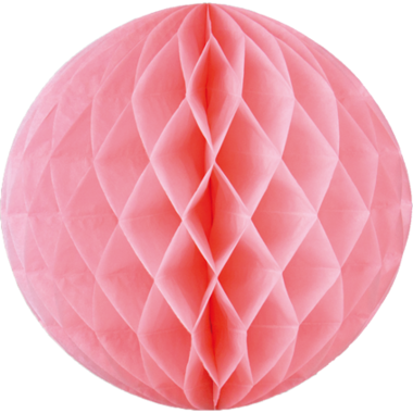 Mega honeycomb papirball rosa 50 cm