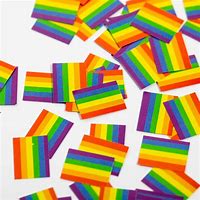 Pride rainbow konfetti