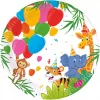 Jungelkid pappfat 23cm 8pk
