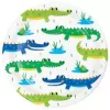Alligator party pappfat 18cm 8pk