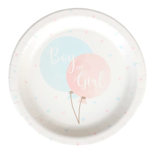 Boy or girl gender reveal fat 8 pk