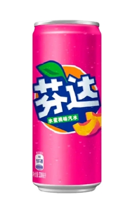 FANTA WHITE PEACH SLIM CAN (ASIAN) 330ml