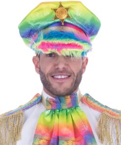 Politihatt regnbue