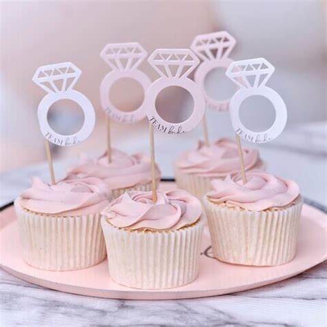 Team bride cupcaketoppers 12pk