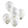 EID Moon and star confetti ballonger 5pk