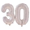 30 milestone balloons gold speckle 66cm