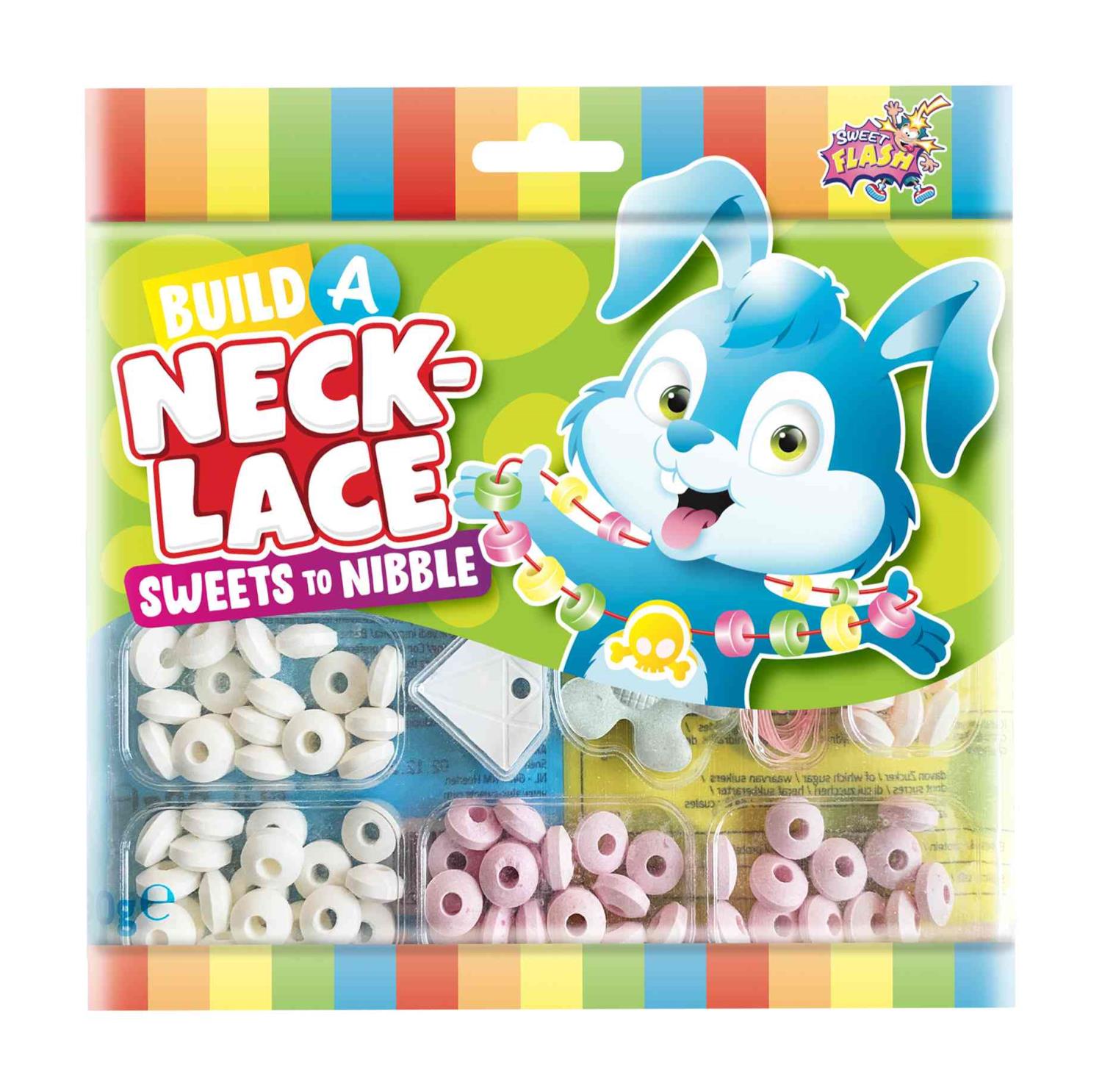 Buid a neck-lace sweets to nibble