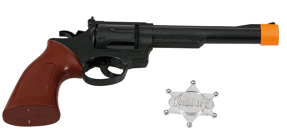 Pistol og sheriffstjerne