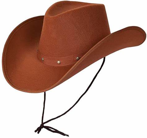 Texas cowboyhatt brun