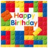 Servietter lego happy birthday 16pk
