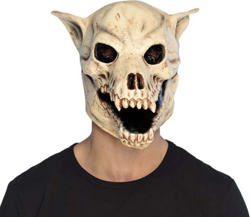 Dog skull latexmaske