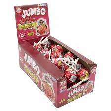 Jumbo jawbreaker cherry
