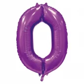 Tallballong 0 satin lilla 86cm