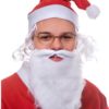 Santa set nisseskjegg, lue og briller