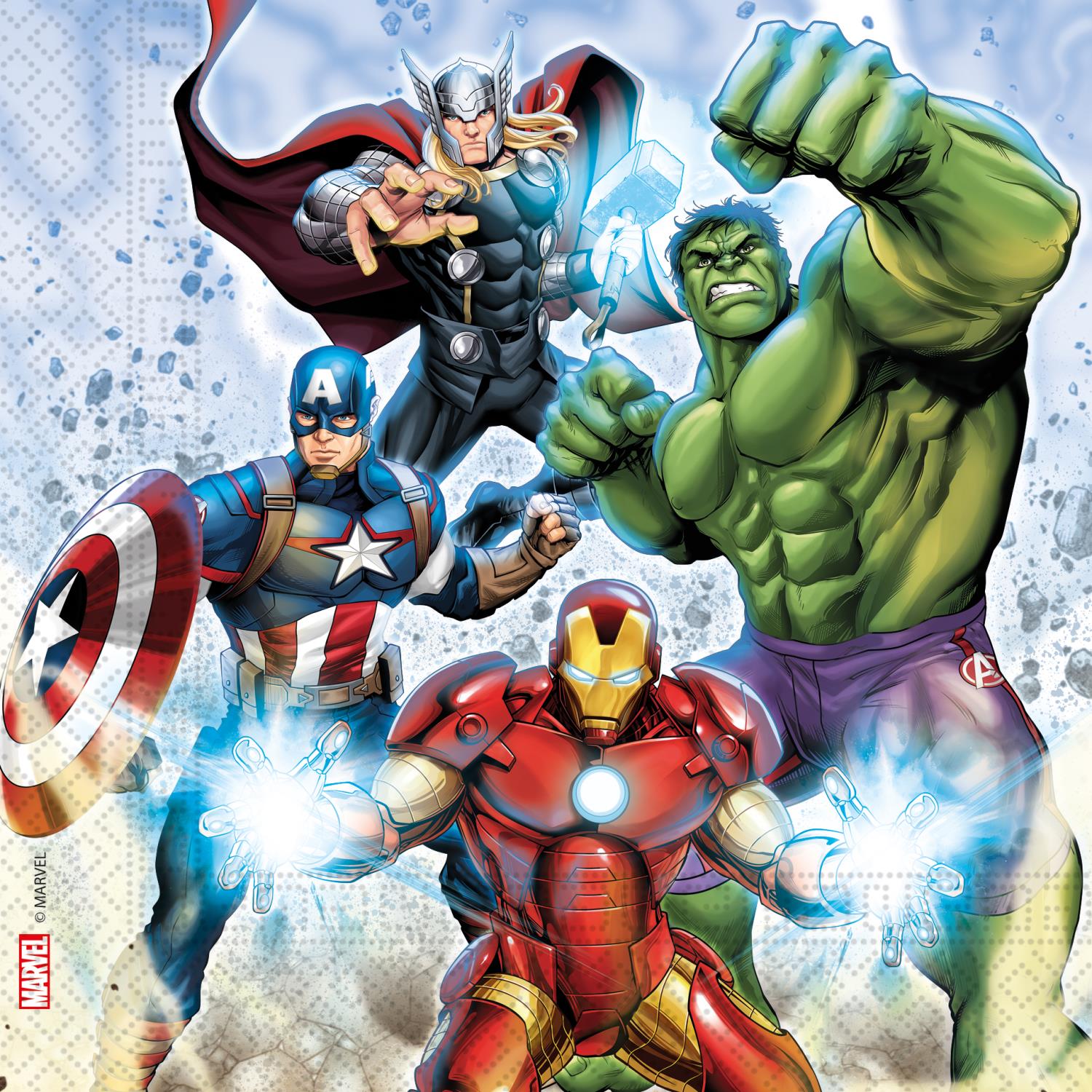 Avengers infinity stones servietter 20pk