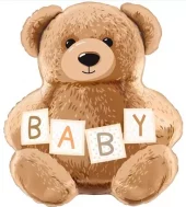 Baby bamse folieballong