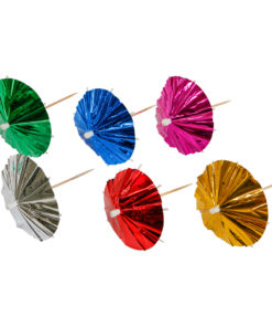 Umbrella picks multicolor 10pk