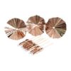 Umbrella picks rosegold 10pk