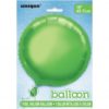 Rund grønn folieballong